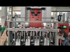 Linea di produzione di contenitori per fogli di alluminio per imballaggio alimentare completamente automatica 12000 pcs/h
