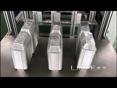 Macchine per contenitori di foglio di alluminio completamente automatiche ISO 4 cavità