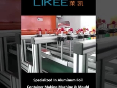 12000 Pcs/ora Produzione Output Aluminium Foil Tray Making Machine Completamente automatico