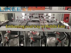 Macchine per la produzione di contenitori alimentari monouso a foglio di alluminio completamente automatiche e facili da usare LK-T80