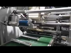 Macchina di riavvolgimento a rotoli di foglio di alluminio completamente automatica