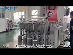 T80 eco-friendly uscita di fabbrica 6,5 pollici rotonda padella in esecuzione video