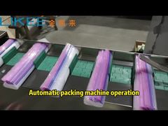 Funzionamento in fabbrica della macchina confezionatrice automatica