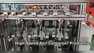 Macchina per la produzione di contenitori in foglio di alluminio da 63 tonnellate da 660 ml