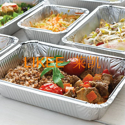 comprare Contenitore del di alluminio di picnic rettangolare per Feezer Oven Microwave online manufacture