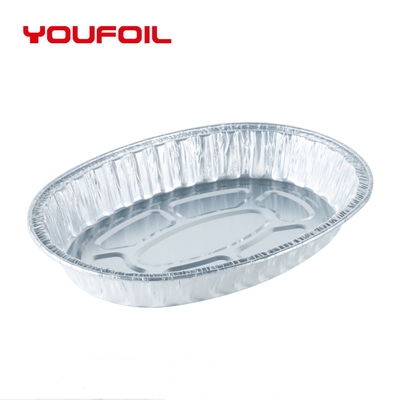 comprare di alluminio eliminabile 3003 Tray Oval Roast Customized Logo online manufacture