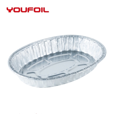 comprare Vassoio ovale eliminabile della stagnola di Tray Food Storage Nontoxic Aluminium del di alluminio online manufacture