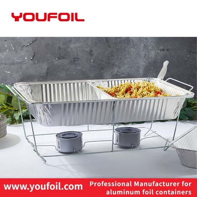 comprare Protezione ambientale Contenitore rettangolare in foglio di alluminio Padella per barbecue a grandezza naturale online manufacture