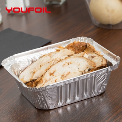 comprare Contenitori di alimento eliminabili del foglio di alluminio del commestibile che cuociono Tray With Lid online manufacture
