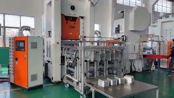 comprare Fabbricazione completamente automatica di contenitori alimentari monouso in foglio d'alluminio e argento online manufacture