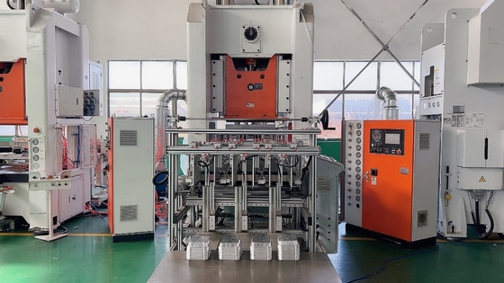 comprare SIMENSE Motor Aluminium Foil Food Container Machine per Paesaggio entro 50 metri quadrati online manufacture
