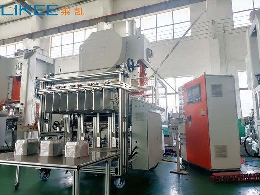 comprare LK-T63 Macchina per la produzione di vassoi rotondi da 6,5 pollici con punzonatura di fogli di alluminio per contenitori alimentari online manufacture