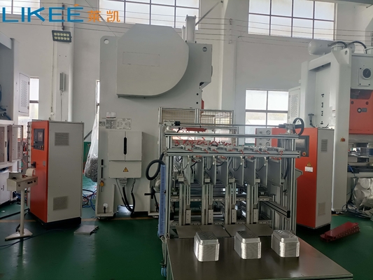 comprare 3 modi 63Ton Mitsubishi Brand PLC Aluminium Foil Food Container Making Machine online manufacture
