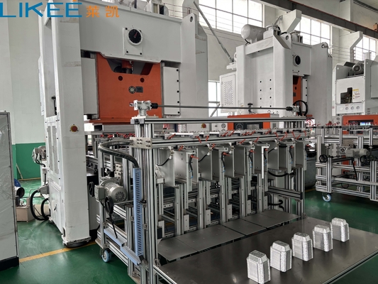 comprare Siemens Motor Macchina di produzione di contenitori alimentari in foglio di alluminio completamente automatica online manufacture