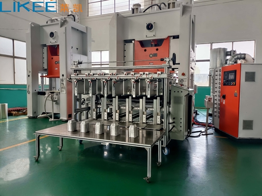 comprare HIGH Speed Mitsubishi PLC Controlled System Macchina per la produzione di contenitori alimentari in foglio di alluminio online manufacture