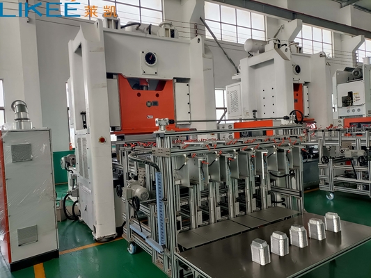 comprare 130TON 12000 Pcs/h Linea di produzione di contenitori di fogli di alluminio online manufacture