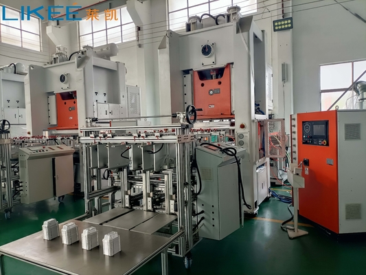 comprare Mistubishi PLC 80Ton Automatic Aluminum Foil Container Machine per imballaggi di fast food online manufacture