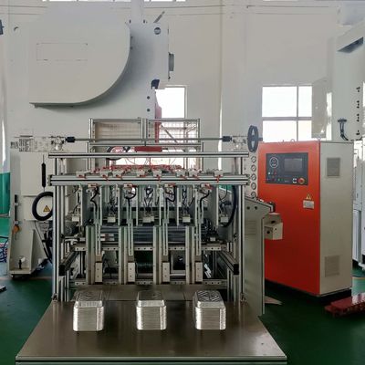 qualità  Customized Silver Foil Container Machine With 1100*900MM Working Plate Fabbrica