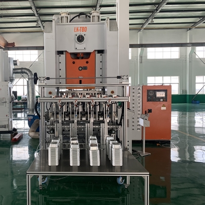 comprare Contenitore di alimento di alluminio 26KW che rende a macchina 12000pcs/H alta capacità di produzione online manufacture