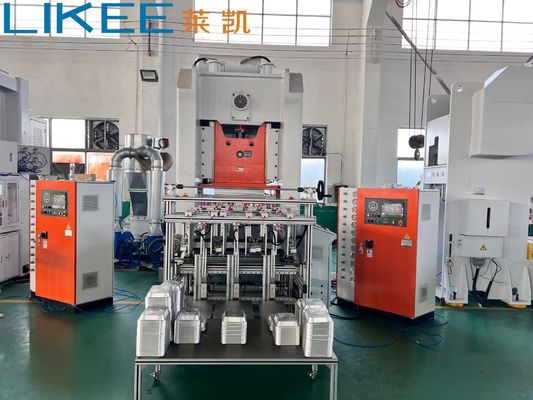 comprare T80 Contenitore in foglio di alluminio macchina riciclabile parete liscia rettangolare usa e getta per cuocere alimenti online manufacture