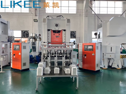 comprare Macchina per la fabbricazione di contenitori in foglio di alluminio con 3 linee di impilazione T63 3 online manufacture