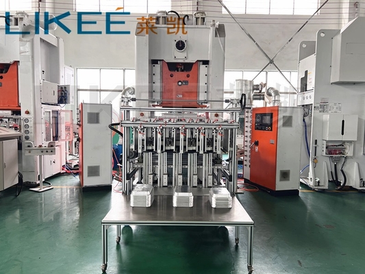 comprare LK-T80 Macchina automatica per la produzione di contenitori alimentari in foglio di alluminio con punzonatura, 12000 pezzi all'ora online manufacture
