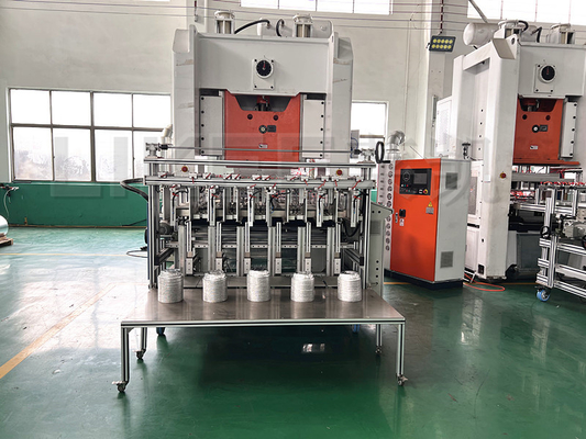 comprare LK-T80 Food Container Punching Machine Automatic for Food Grade Square Round Pan online manufacture