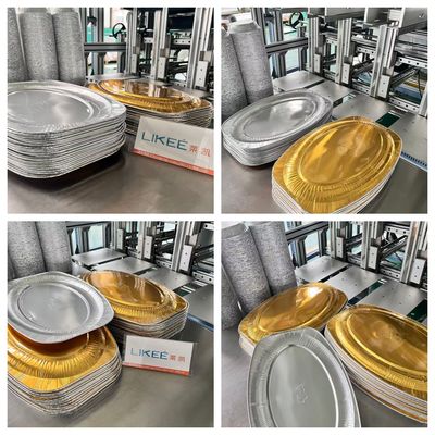 comprare LK-T80 Food Container Punching Machine Automatic Food-Safe Fish Pan Forming Machine online manufacture