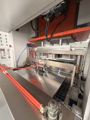 comprare Fogli di alluminio Container Making Machine Die Cut SGS Chiusure PET Film Lane online manufacture