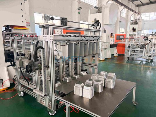 comprare Macchina per la fabbricazione di contenitori in foglio di alluminio da 63 tonnellate con garanzia di un anno e supporto tecnico a vita fabbricazione online