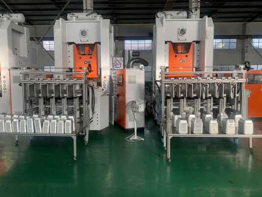 comprare Macchina per contenitori in foglio di alluminio H-Type Frame con controllo intelligente per alta produttività multi-cavità fabbricazione online