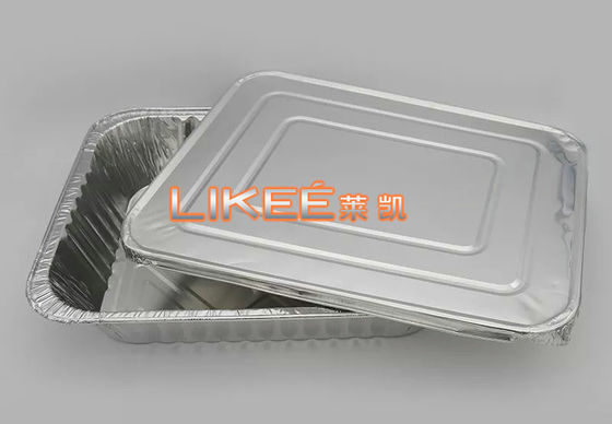 comprare contenitore di alimento eliminabile del foglio di alluminio di 0.030mm per alimento imballato online manufacture