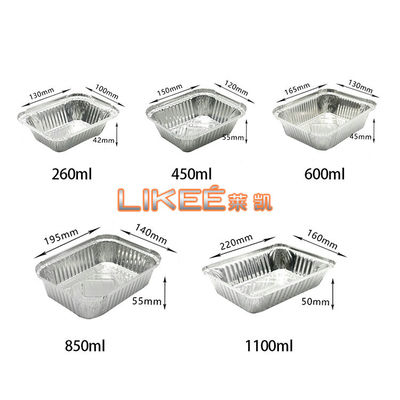 comprare Forma rotonda del foglio di alluminio 450ml di alimento dell'isolamento resistente del contenitore online manufacture