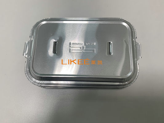 comprare Coperchi d'argento del contenitore del foglio di alluminio 1LB per il pacchetto eliminabile del contenitore online manufacture