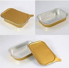 comprare Contenitori monouso in alluminio per catering aereo da 0,25 mm online manufacture
