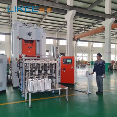 Linea automatica dei semi 80 Ton Aluminum Foil Container Production per la famiglia