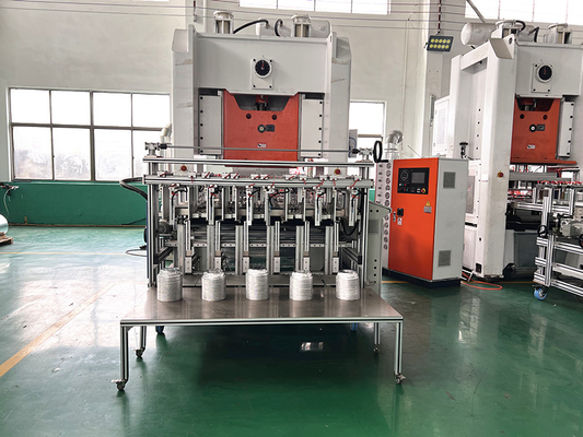 130 tonnellate macchina automatica di produzione di contenitori alimentari in foglio di alluminio con aspetto bianco argento