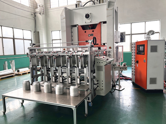 12000 pcs / ora macchina automatica per la produzione su larga scala di contenitori in foglio di alluminio