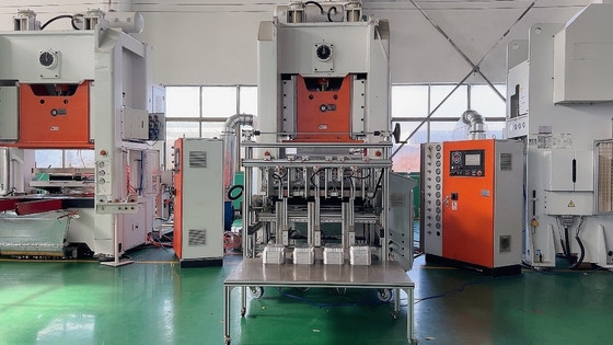 Macchina per la produzione di contenitori di fogli di alluminio di tipo H ad alta capacità per padelle di grande dimensione
