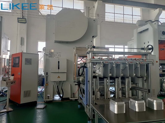 Giappone Mitsubishi PLC Aluminium Foil Container Making Machine con certificazione ISO14001