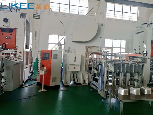 Contenitore del foglio di alluminio del commestibile 18.5KW che fa alta precisione della macchina