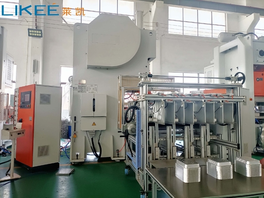 SIMENSE Motore 12000 Pcs/h Linea di produzione di contenitori di fogli di alluminio LK-T63