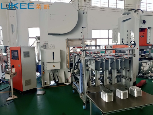 LK-T63 Macchina per la produzione di contenitori in foglio di alluminio Siemens Motor C tipo Pressa idraulica