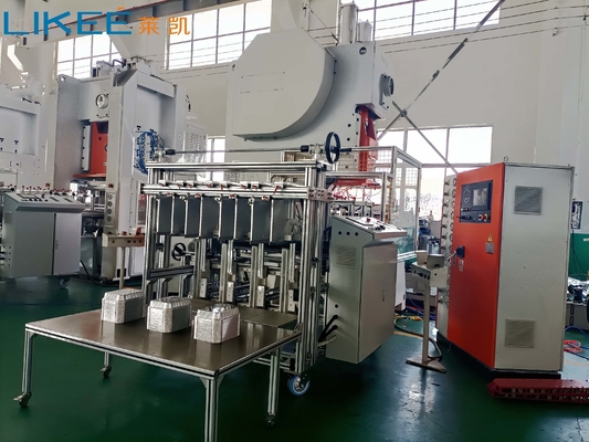 63TON Mitsubishi PLC Automatic Aluminum Pot Making Machine 35-68 colpi/min