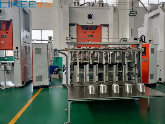 12000 pcs/ora Fogli di alluminio Contenitore alimentare macchina con motore Siemens 380V 50HZ