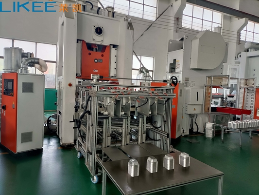 Mitsubishi PLC Linea di produzione di contenitori in foglio di alluminio LK-T130