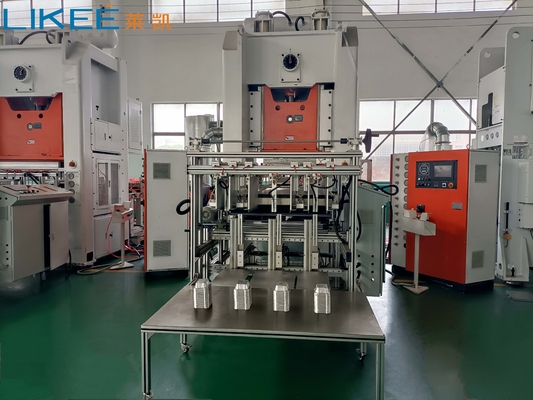 Linea completamente automatica operazione di 80 Ton Aluminium Foil Container Production facilmente