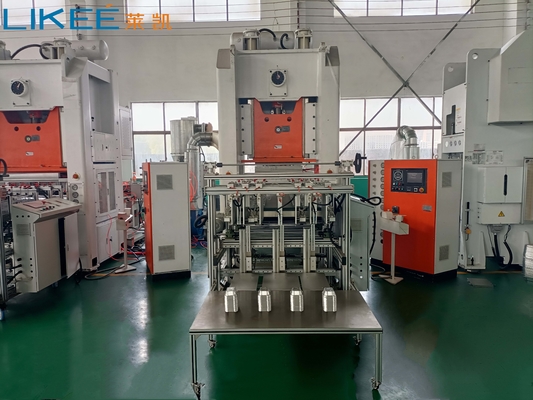 Linea di produzione automatica di contenitori di fogli di alluminio ad alta capacità