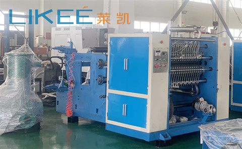 LKS300 Speed Electric V Shape Inter Folded Continuous Extraction Aluminum Foil Sheet Slitting Pop Out Machine