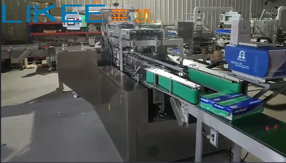 10-50 scatole/min PLC controllata macchina di imballaggio automatico per cartone